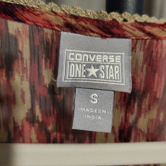 CONVERSE ONE STAR Sheer Blouse - Picture 3 of 8